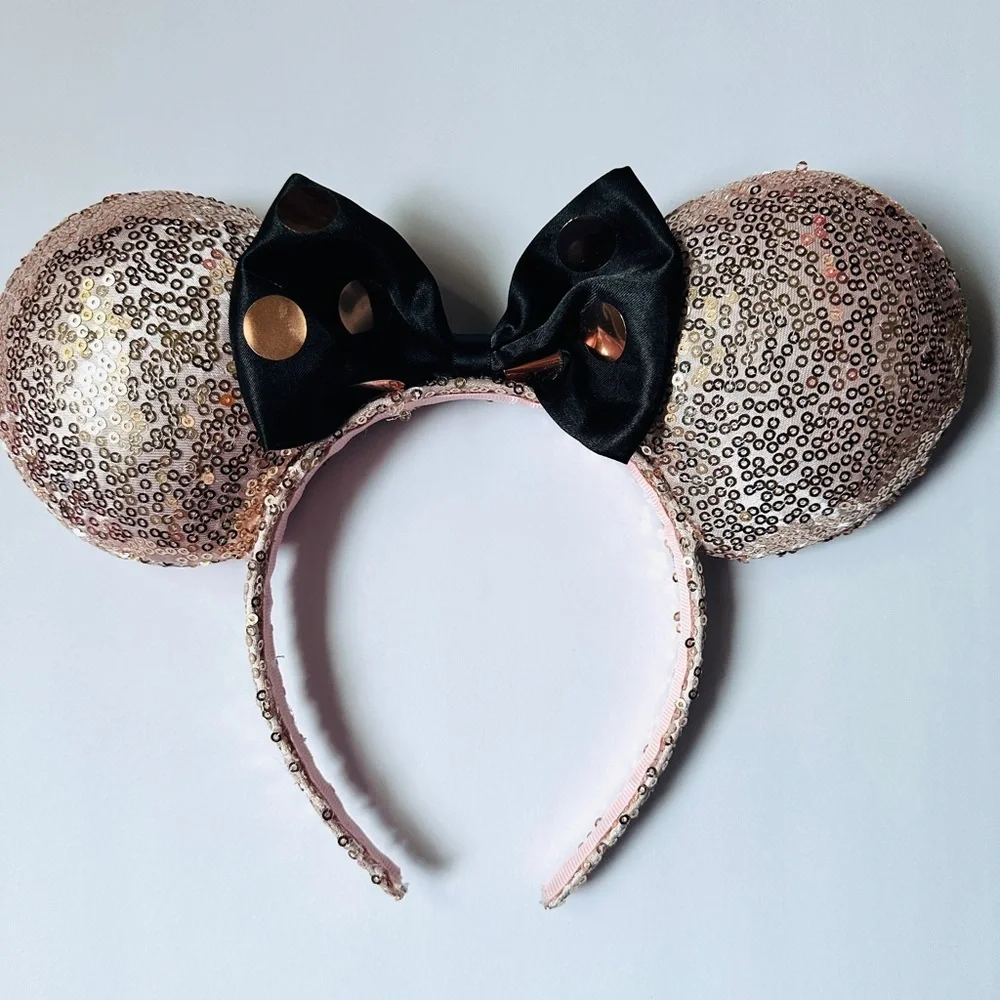 Disney Sequin Ears Headband |‎ Bundle X 3 | Pink Black and Gold